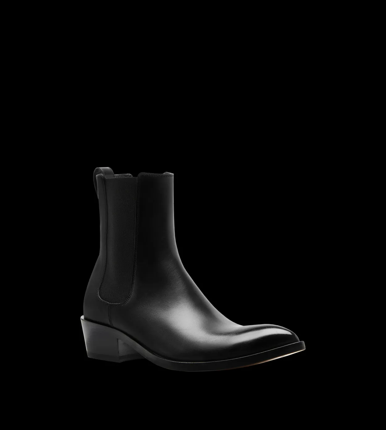 BURNISHED LEATHER CHELSEA BOOT
