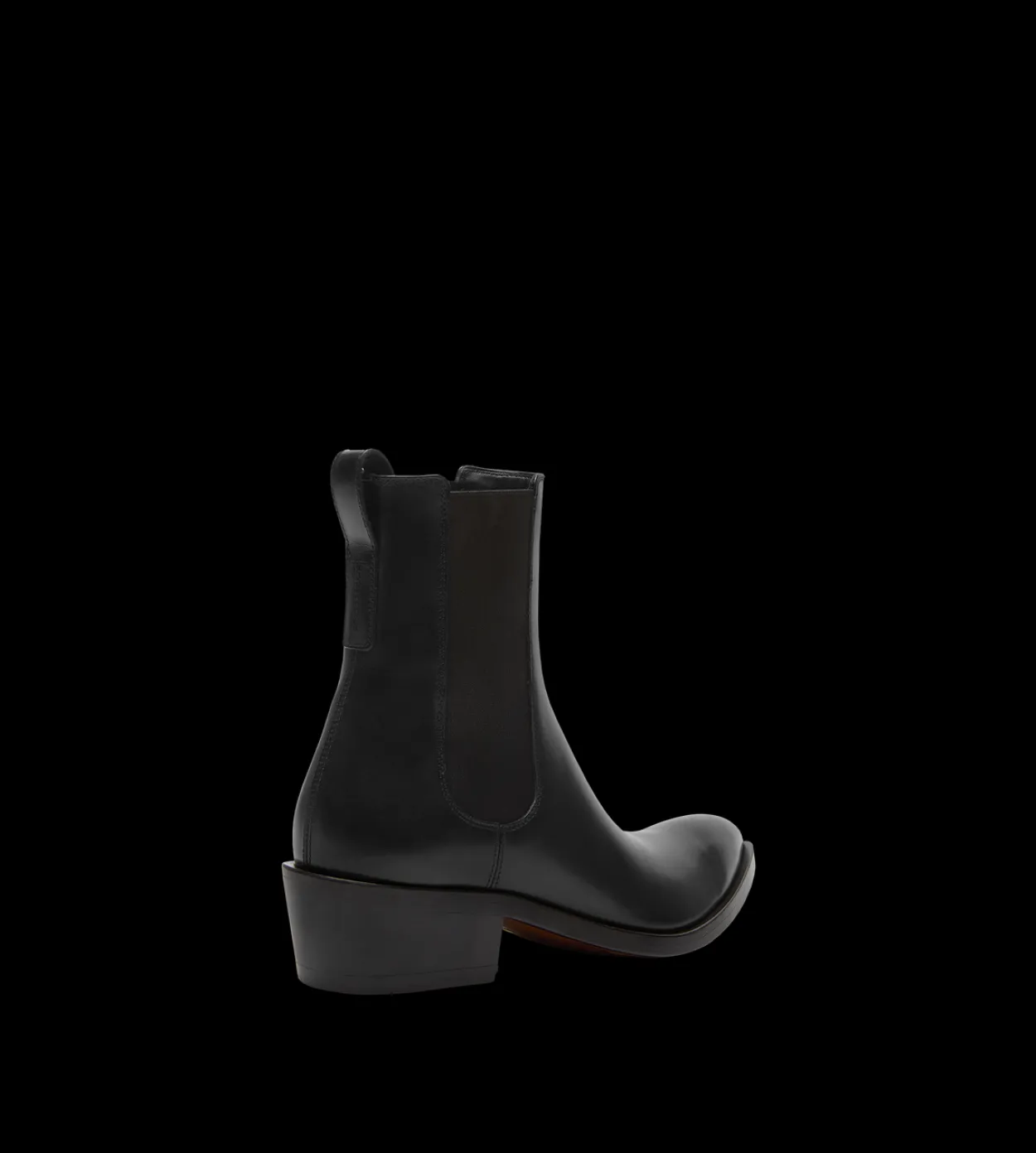 BURNISHED LEATHER CHELSEA BOOT