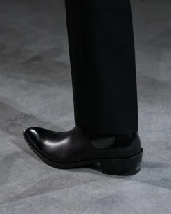 BURNISHED LEATHER CHELSEA BOOT