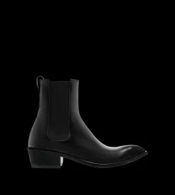 BURNISHED LEATHER CHELSEA BOOT