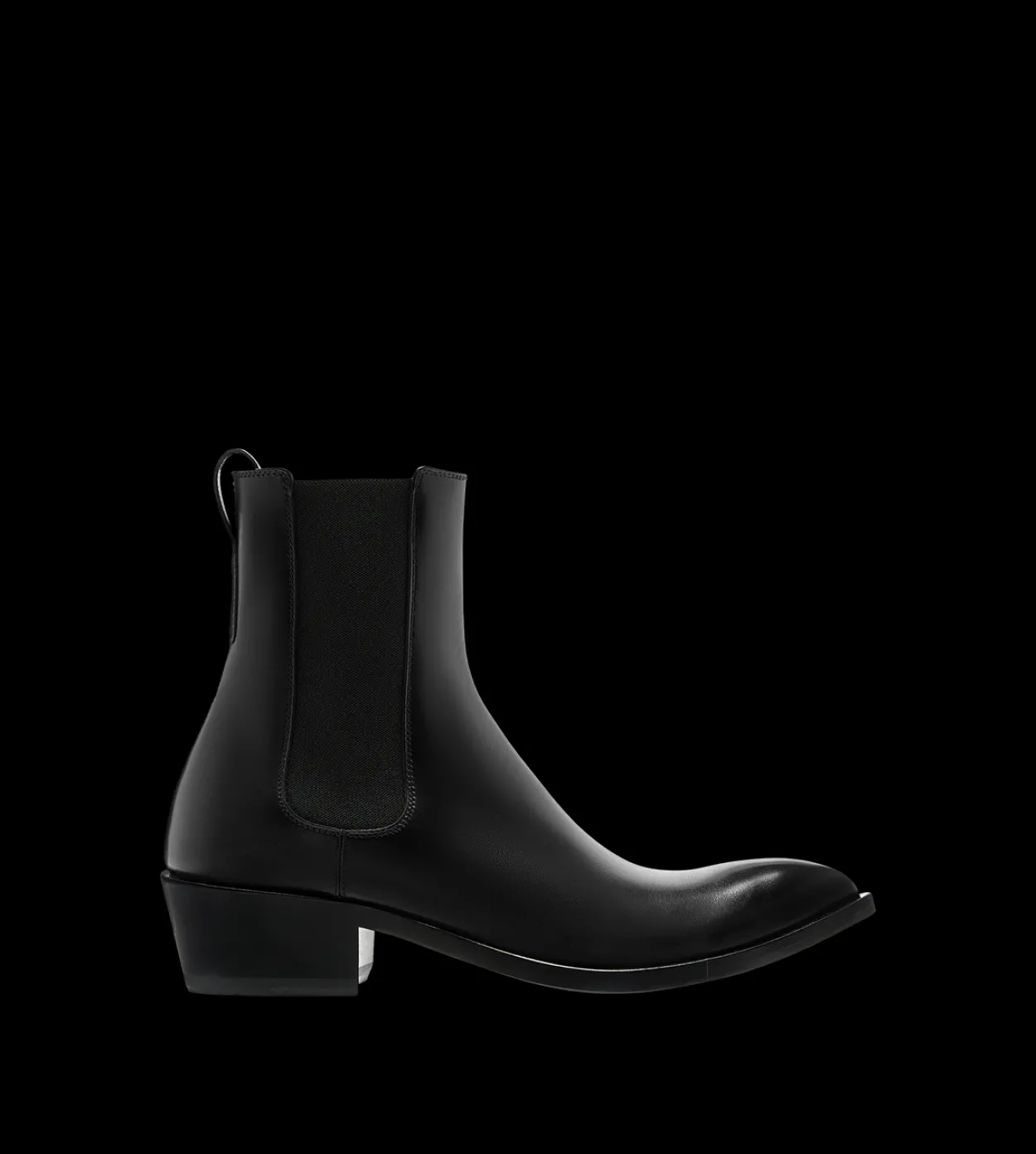 BURNISHED LEATHER CHELSEA BOOT