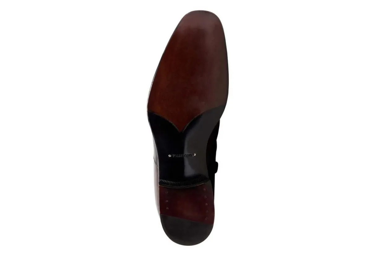 BURNISHED LEATHER EDGAR ZIP BOOT