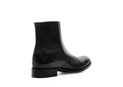 BURNISHED LEATHER EDGAR ZIP BOOT