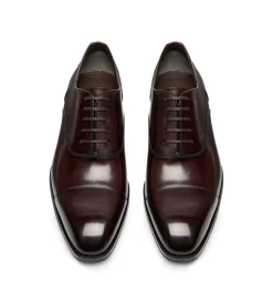 BURNISHED LEATHER ELKAN LACE UP