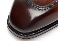 BURNISHED LEATHER ELKAN TWISTED BAND LOAFER