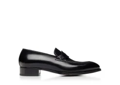 BURNISHED LEATHER ELKAN TWISTED BAND LOAFER
