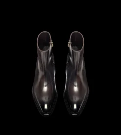 BURNISHED LEATHER VINCENT BOOT