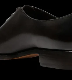 BURNISHED LEATHER WHOLE CUT LACE UP