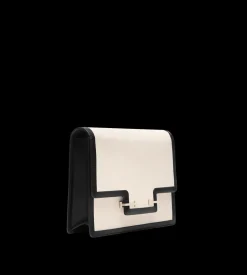 CANVAS AND LEATHER AUBE SHOULDER BAG