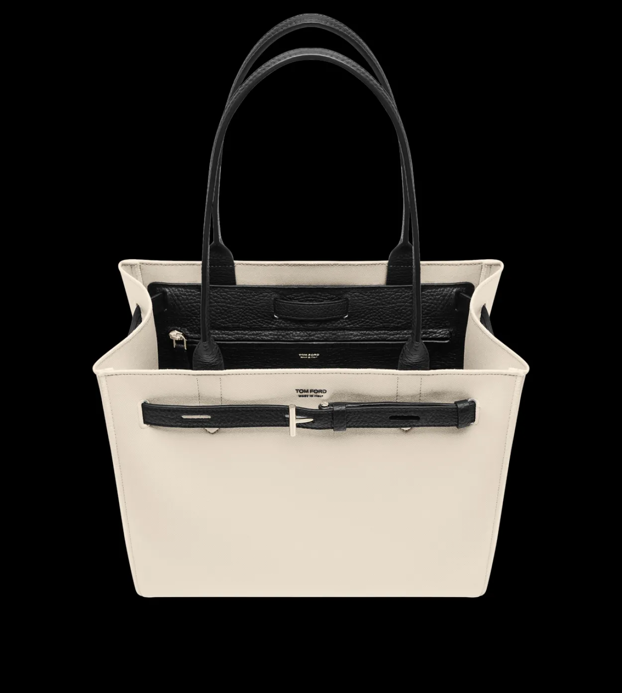 CANVAS AND LEATHER AUDREY MEDIUM TOTE