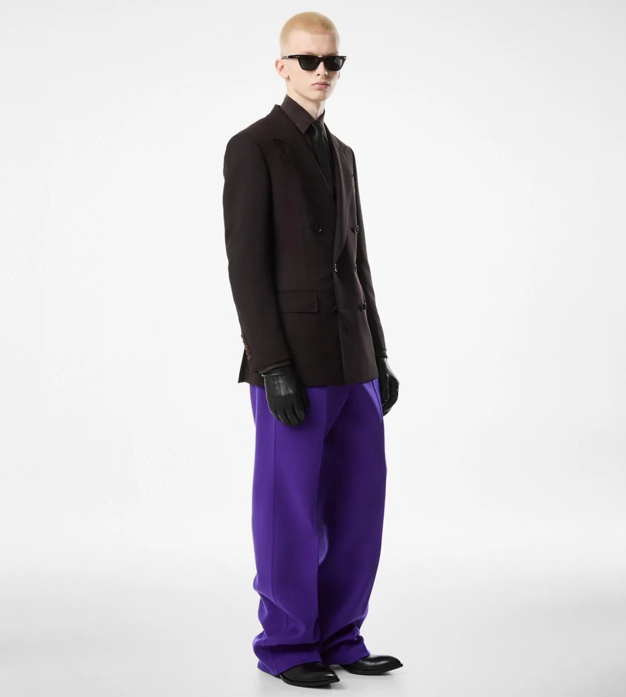 CASHMERE DOUBLE SPLITTABLE TWILL PANT