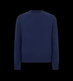 CASHMERE LAMBSWOOL CREW NECK SWEATER