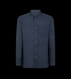 CASHMERE LIGHT TWILL SLIM FIT SHIRT