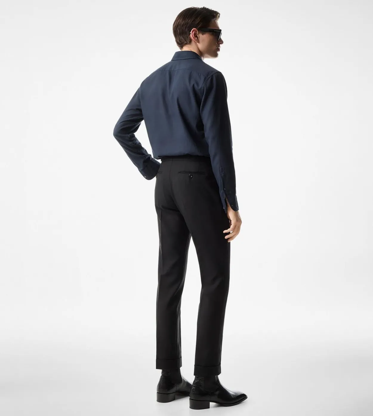 CASHMERE LIGHT TWILL SLIM FIT SHIRT