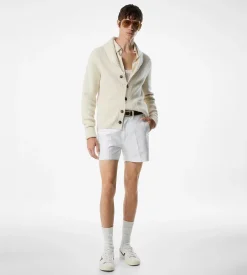 CASHMERE SHAWL COLLAR CARDIGAN