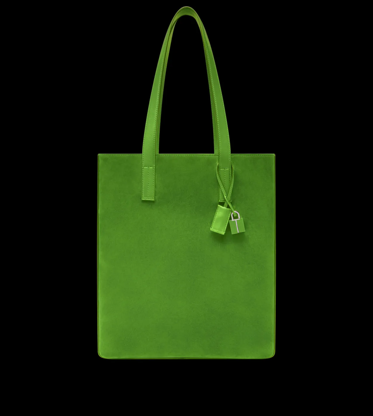 CASHMERE SUEDE NORTH SOUTH TOTE