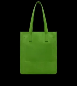 CASHMERE SUEDE NORTH SOUTH TOTE