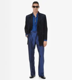 CASHMERE SUEDE SARTORIAL PEACOAT
