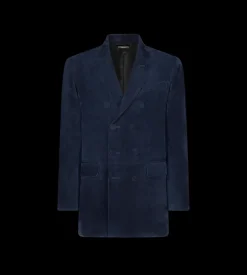 CASHMERE SUEDE SARTORIAL PEACOAT