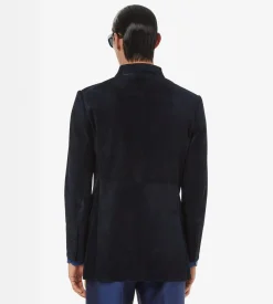 CASHMERE SUEDE SARTORIAL PEACOAT