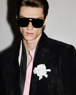 CASHMERE SUEDE SARTORIAL BLAZER