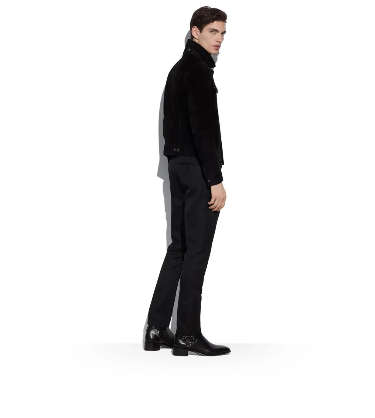 CASHMERE SUEDE WESTERN JACKET