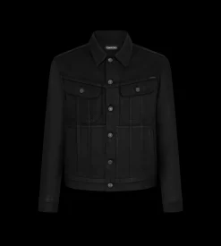 COATED BEDFORD CORD ICON DENIM JACKET