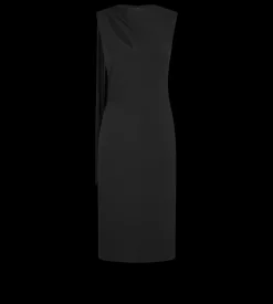 COCKTAIL DRESS WITH CUT OUT AND SCARF DETAIL