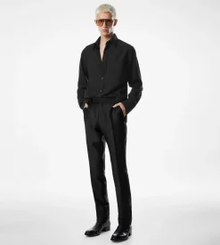 COTTON CASHMERE FLUID FIT SHIRT