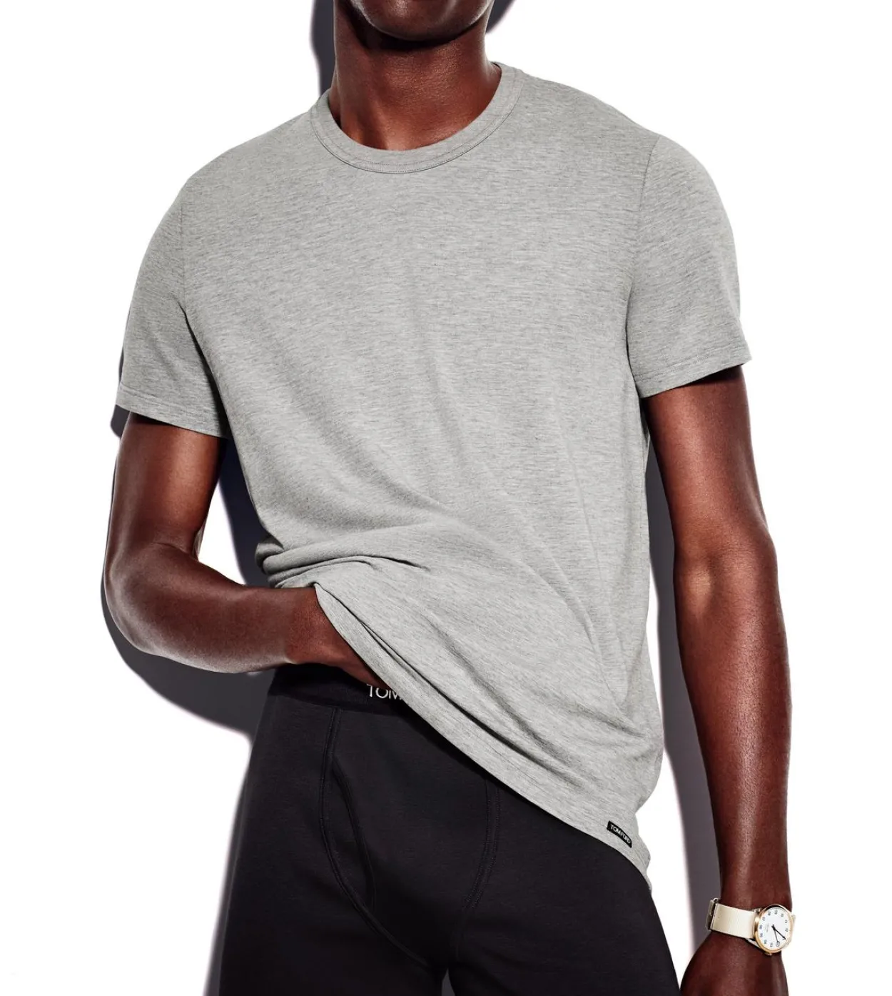 COTTON MODAL CREWNECK T-SHIRT