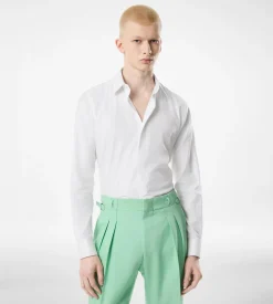 COTTON SILK CLASSIC FIT SHIRT