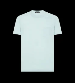 COTTON SILK CREW NECK T-SHIRT