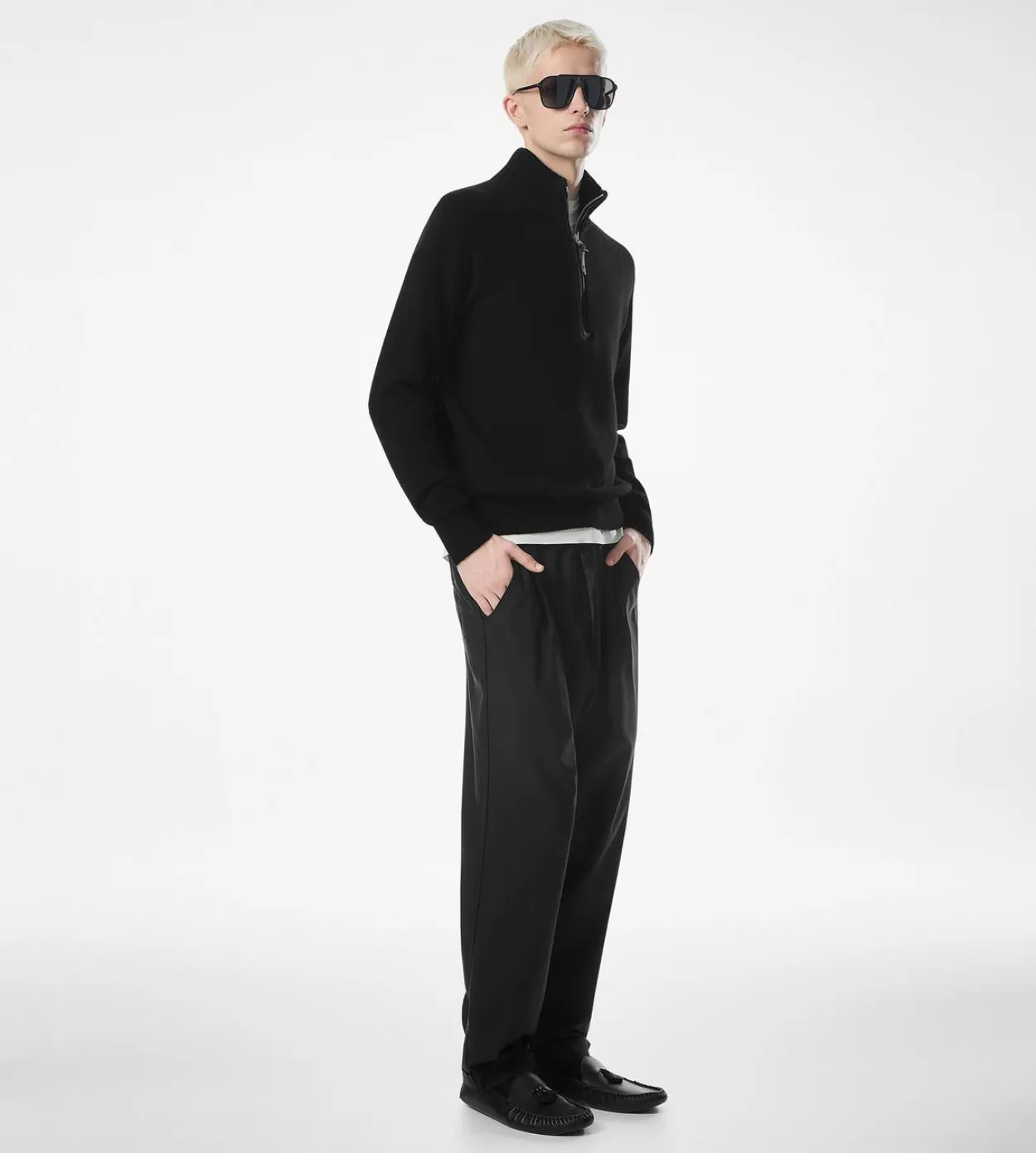 COTTON SILK FLUID TWILL LIGHT PANT
