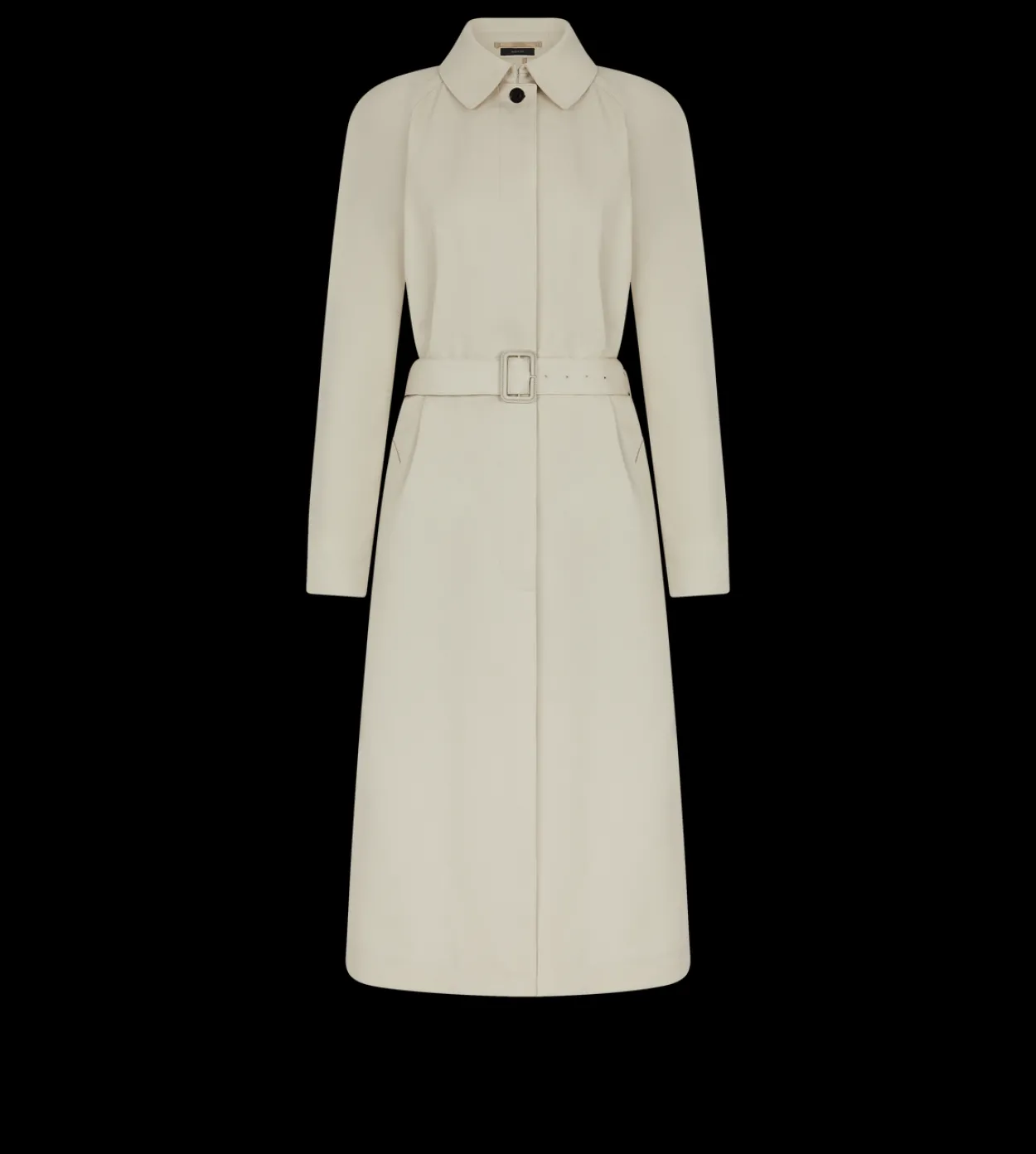 COTTON SILK GABARDINE TRENCH COAT