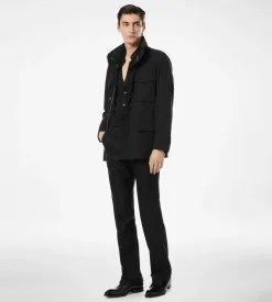 COTTON SILK REPS FIELD JACKET