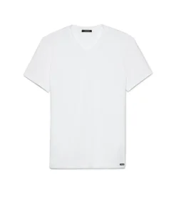 COTTON V-NECK T-SHIRT