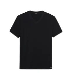 COTTON V-NECK T-SHIRT
