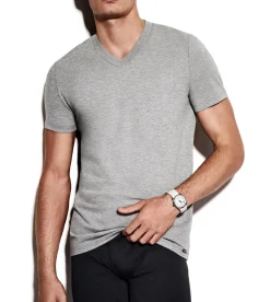 COTTON V-NECK T-SHIRT