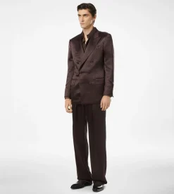 CREPE SATIN POLKA DOT JACQUARD JACKET