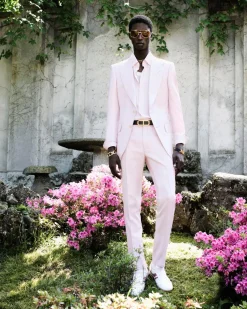 CREPE SATIN SLIM FIT SHIRT
