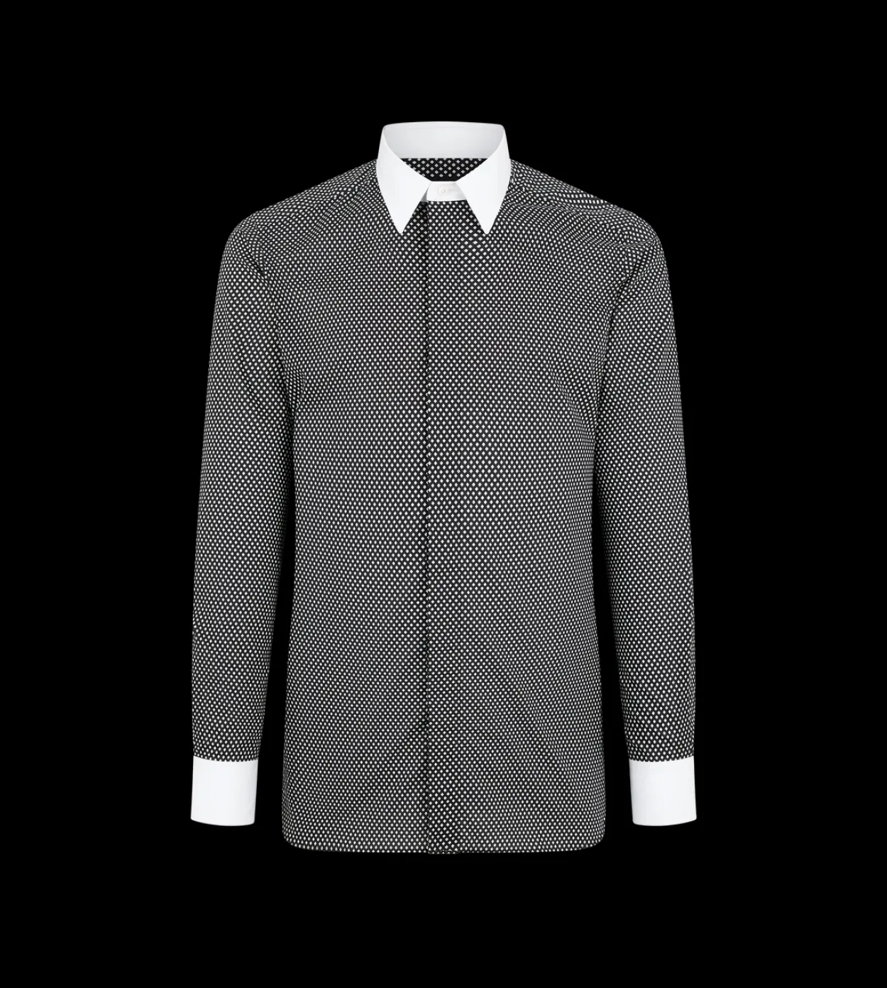 DIAMOND PRINT COTTON CLASSIC FIT SHIRT