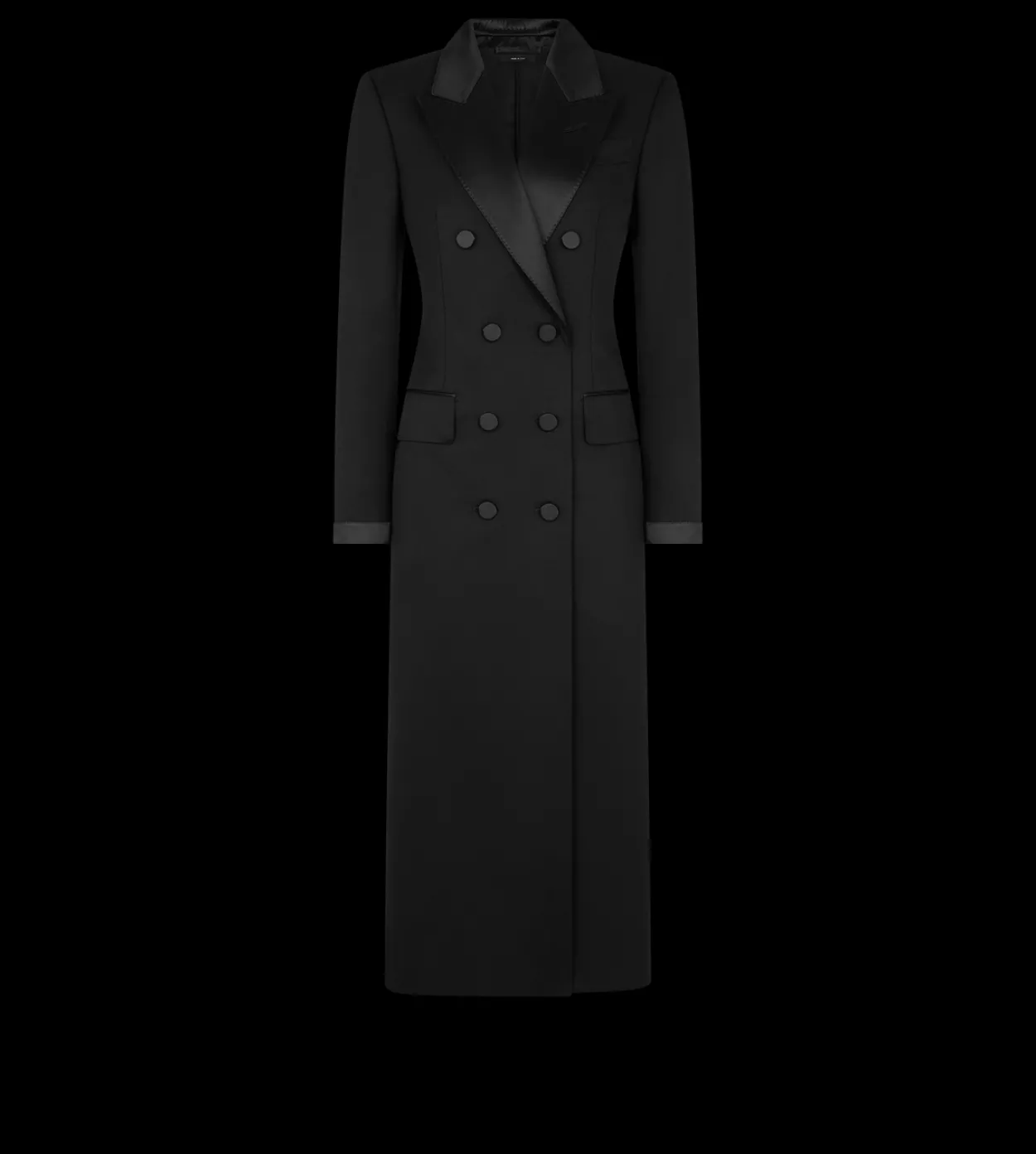 DOUBLE BREASTED EVENING COAT