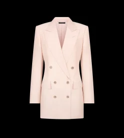 DOUBLE BREASTED PEAK LAPEL JACKET