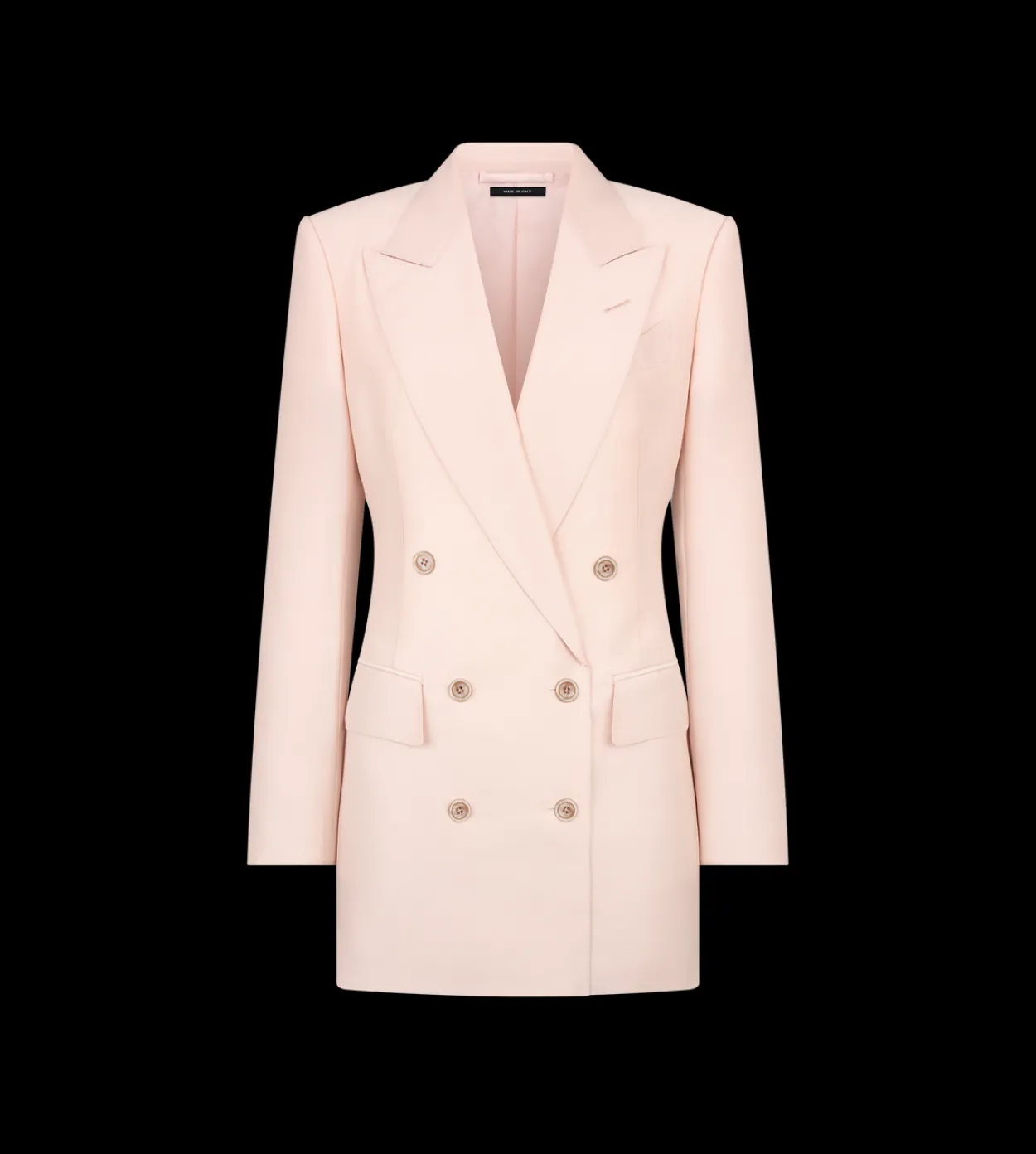 DOUBLE BREASTED PEAK LAPEL JACKET