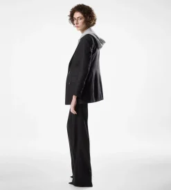 DOUBLE BREASTED PEAK LAPEL CASHMERE JACKET