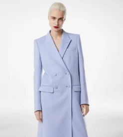 DOUBLE FACE LIGHT WOOL DOUBLE BREASTED COAT