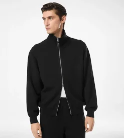 DOUBLE FACE WOOL FULL ZIP