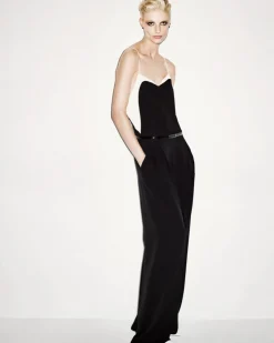 DOUBLE GEORGETTE STRETCH CAMISOLE JUMPSUIT