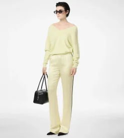 DOUBLE SILK SATIN JOGGERS