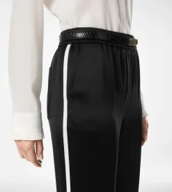 DOUBLE SILK SATIN JOGGERS